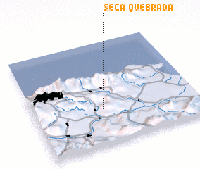 3d view of Quebrada Seca